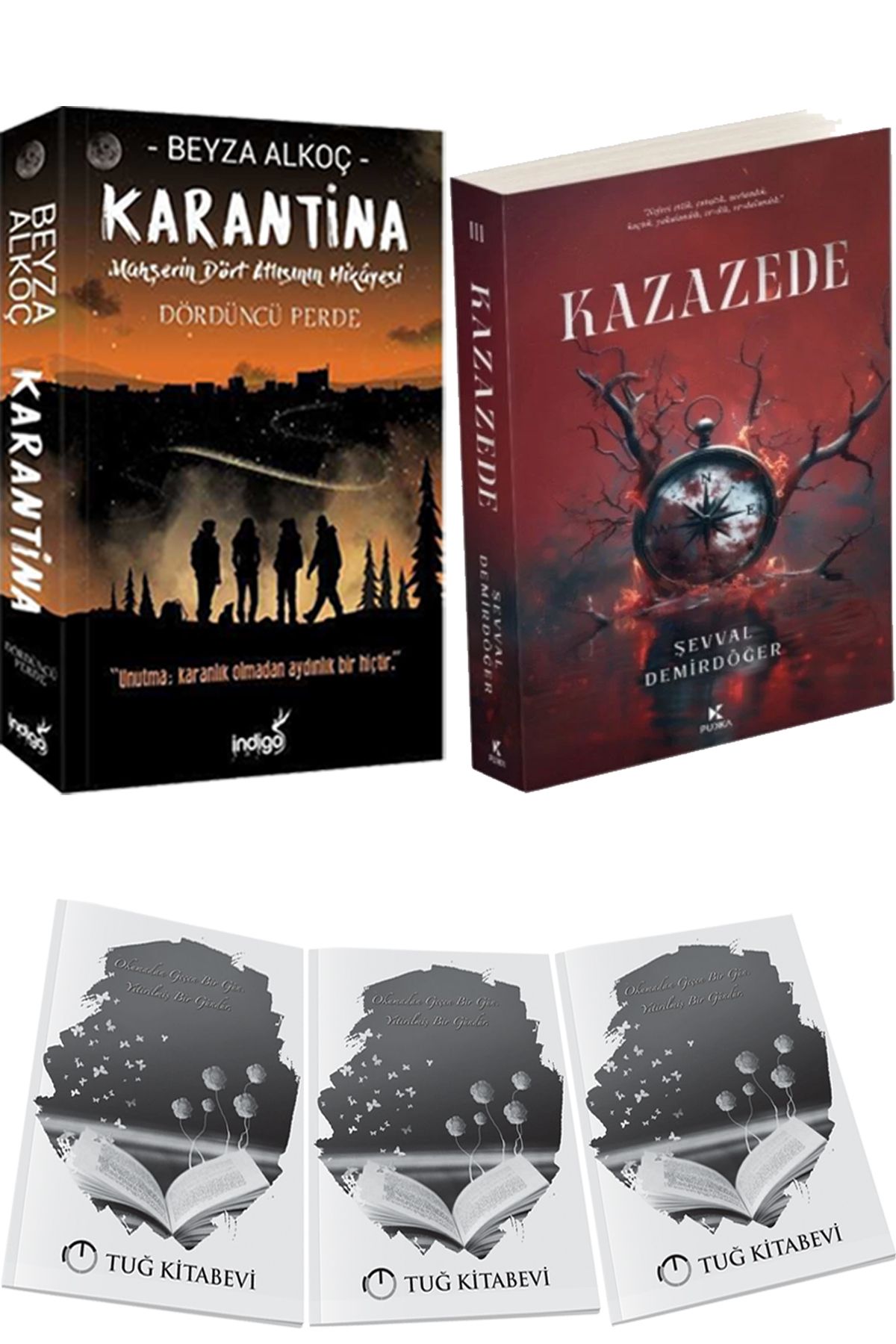 İndigo Kitap Karantina 4 Beyza Alkoç ve Kazazede 3 + Hediyeli