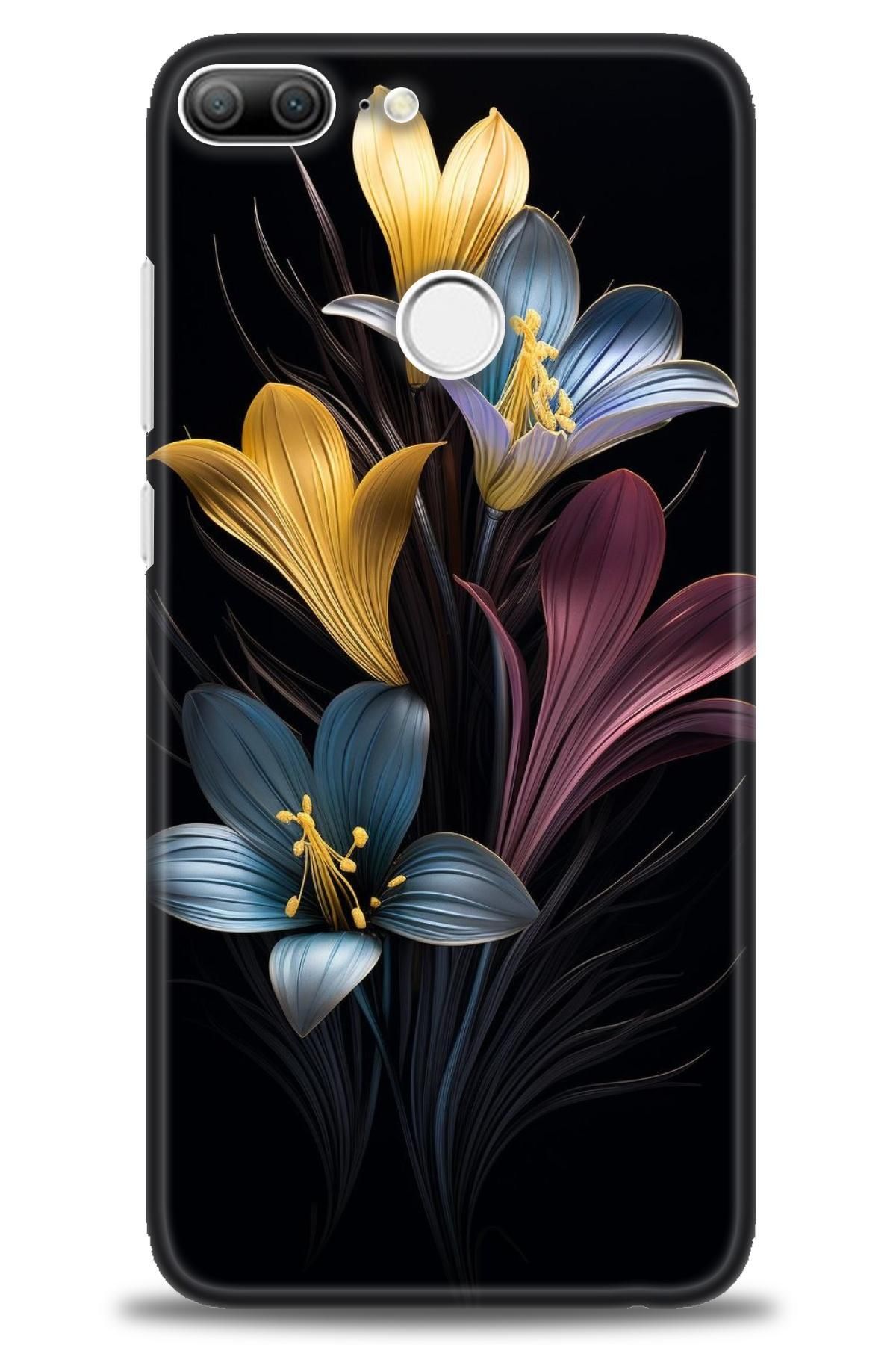 CooperTech Huawei Honor 9 Lite İle Uyumlu HD Baskılı Silikon Kılıf - ÖzelSeri Huawei - 411