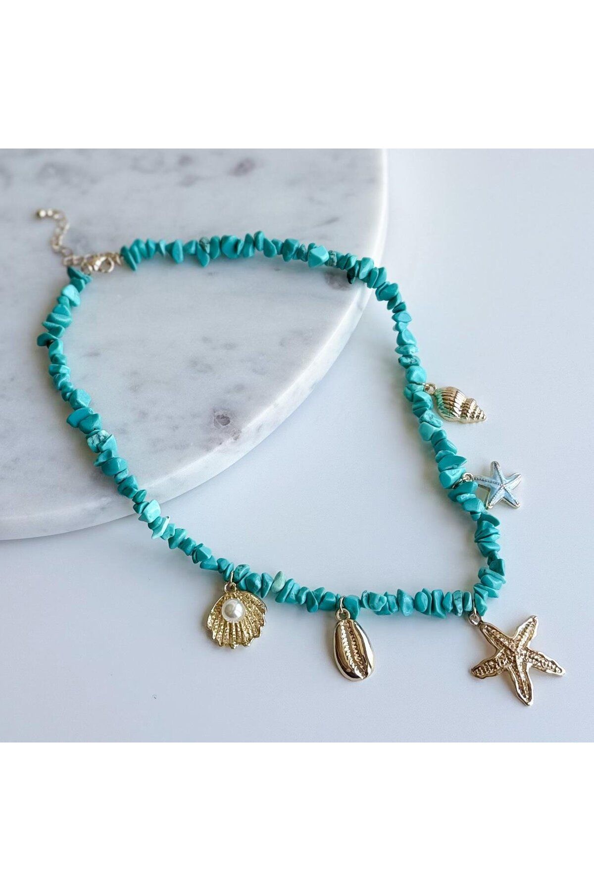 Venus Design Mercan Charm Kolye