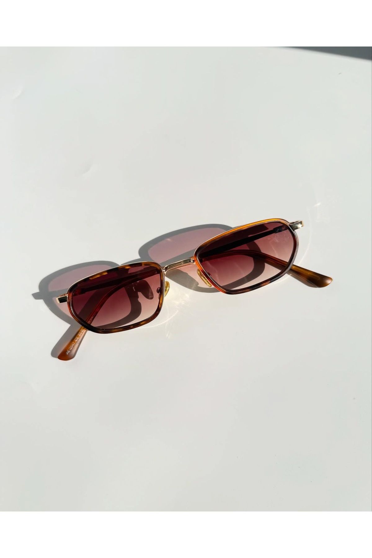 La sauvagine Vintage Havana Unisex Kare Güneş Gözlüğü