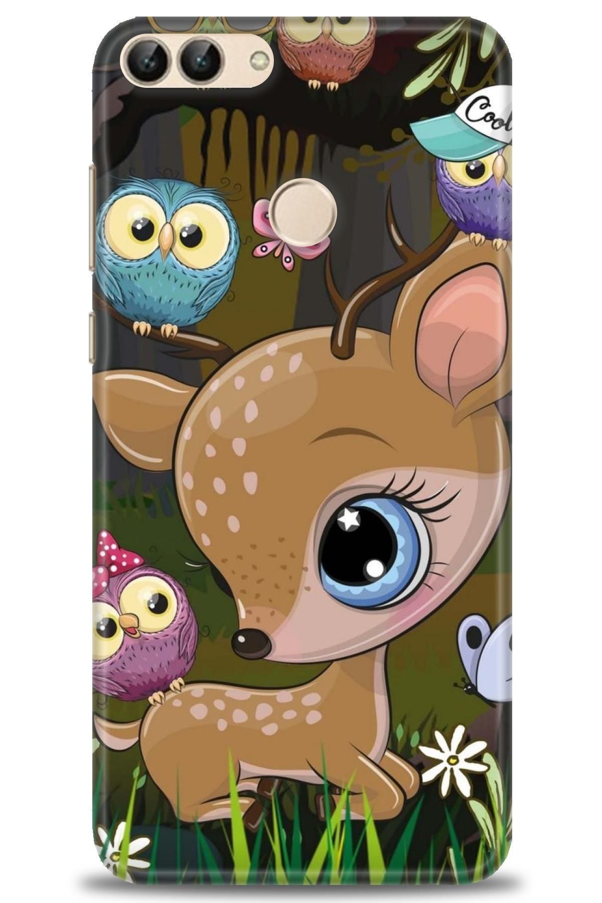 CooperTech Huawei P Smart İle Uyumlu HD Baskılı Silikon Kılıf - ÖzelSeri Huawei - 763