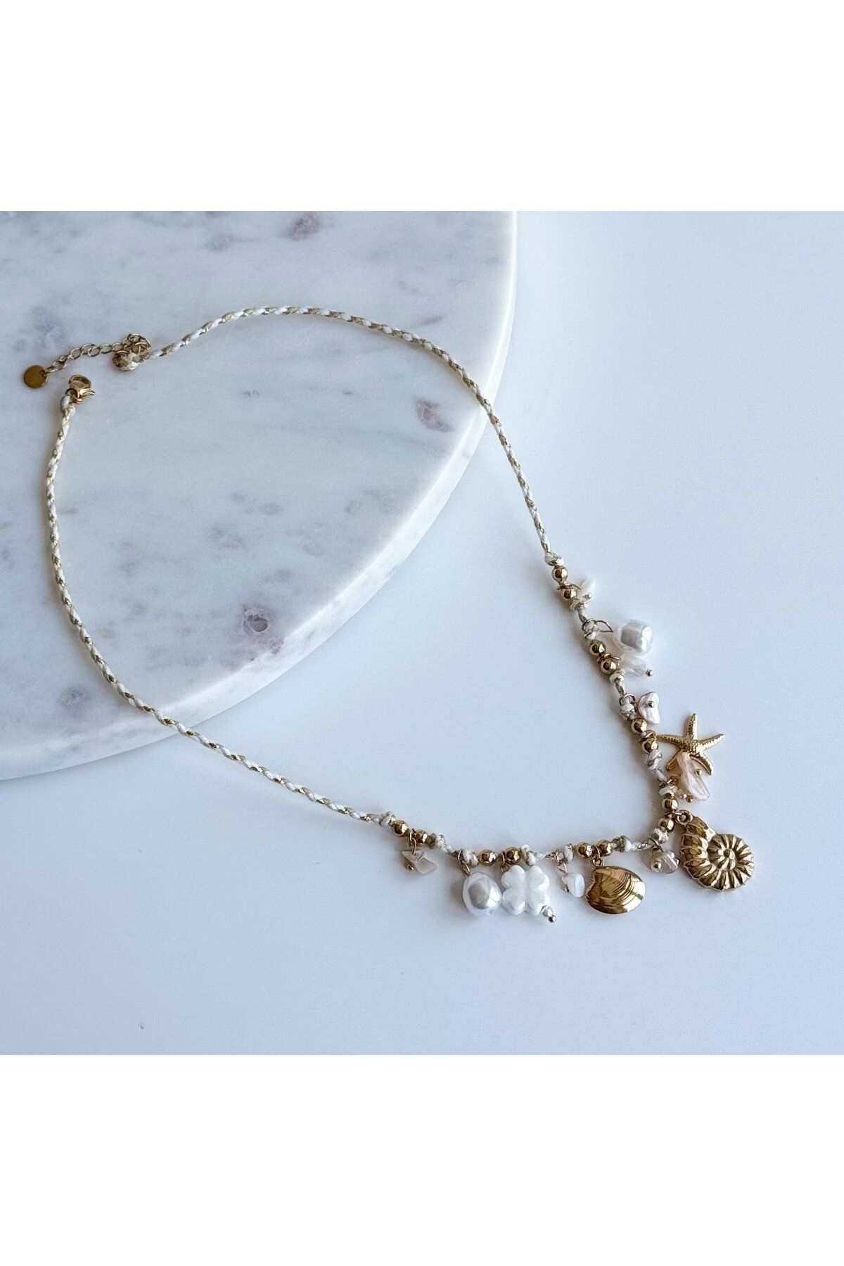 Venus Design Renkli Deniz Kabuğu Charm Kolye