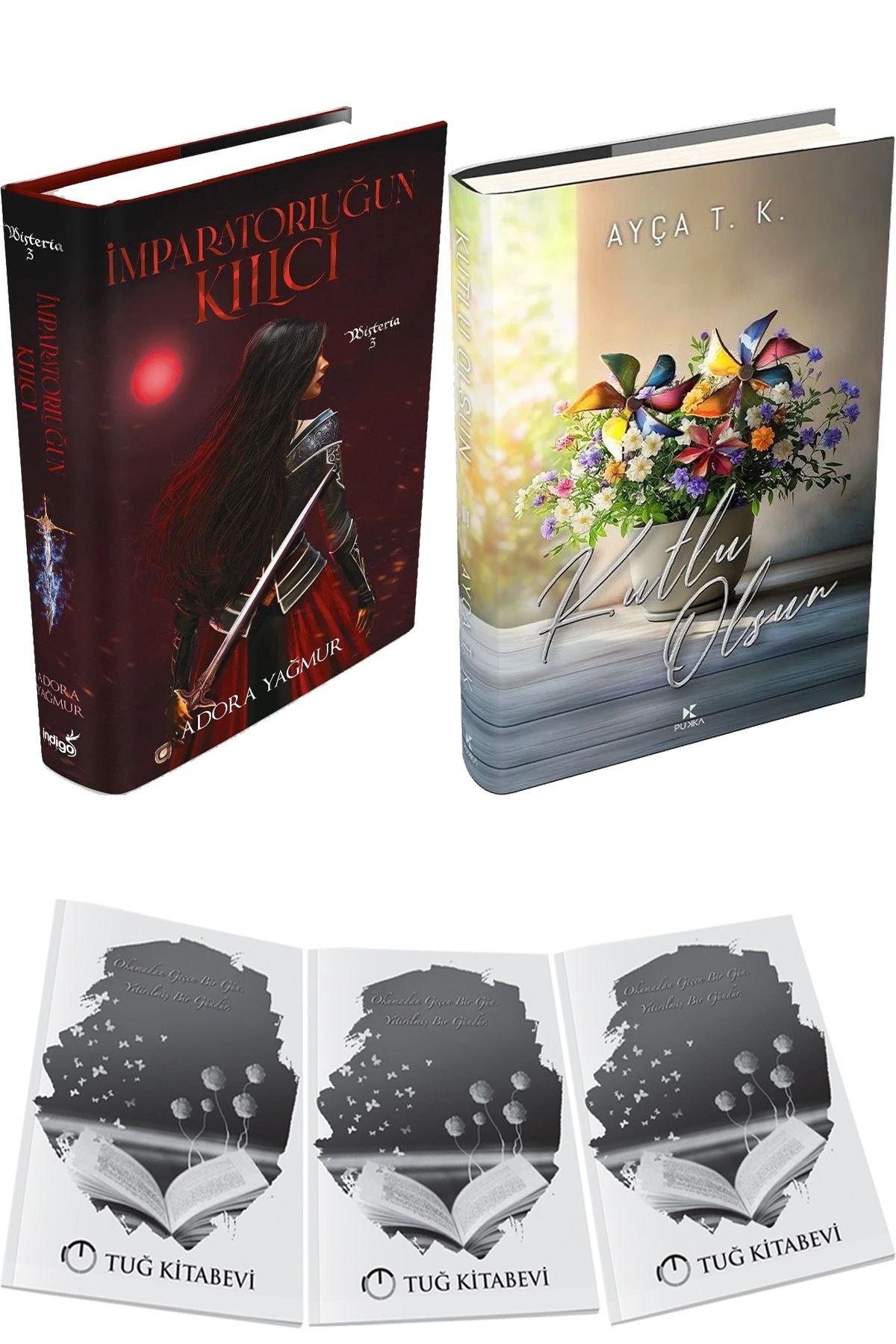 İndigo Kitap İmparatorluğun Kılıcı Ciltli ve Kutlu Olsun 3 Ciltli + Hediyeli