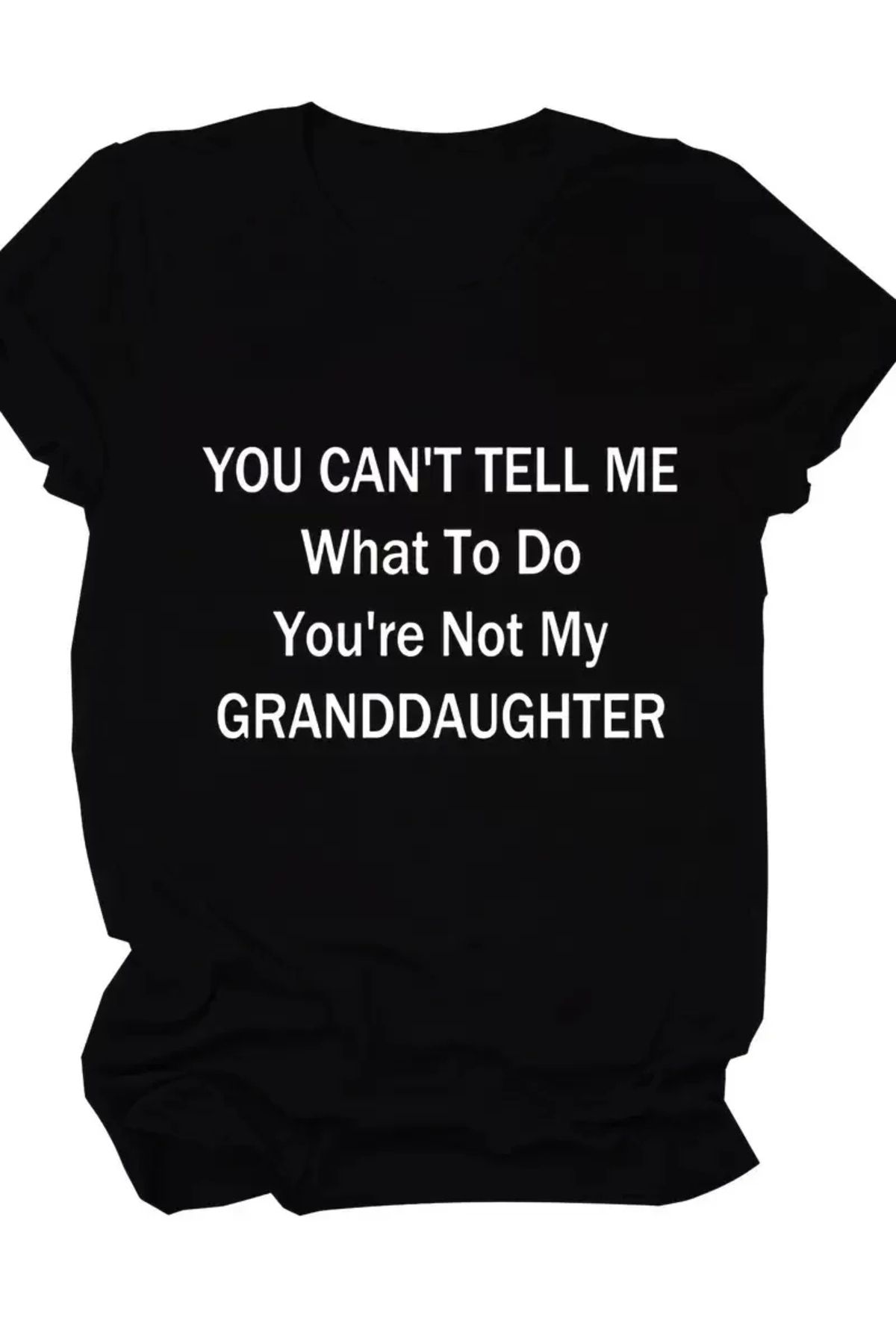 CanselButik 20/1 Penye Compack Baskılı Oversize Kısa Kol Bisiklet Yaka T-shirt - Siyah