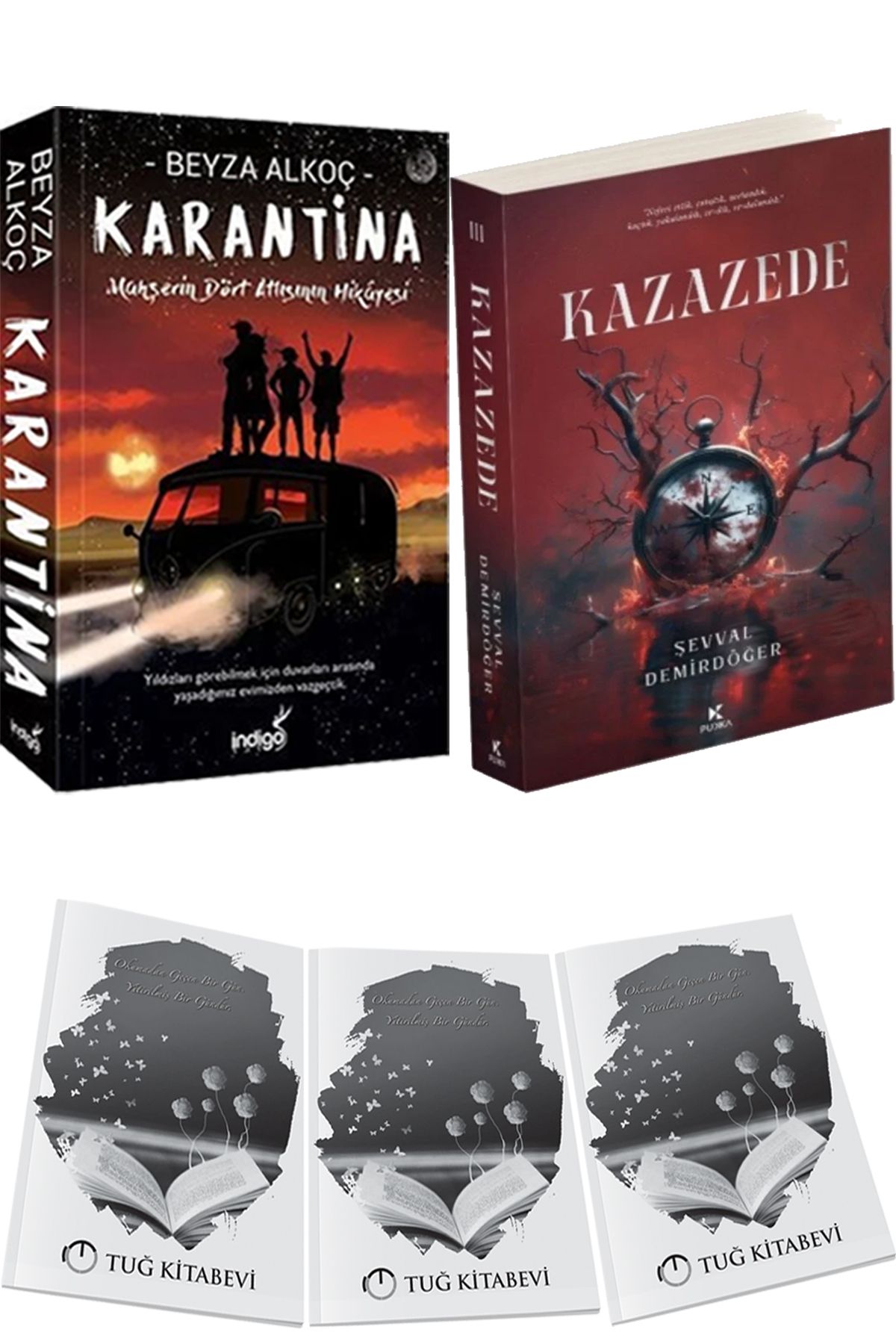 İndigo Kitap Karantina 1 Beyza Alkoç ve Kazazede 3 + Hediyeli