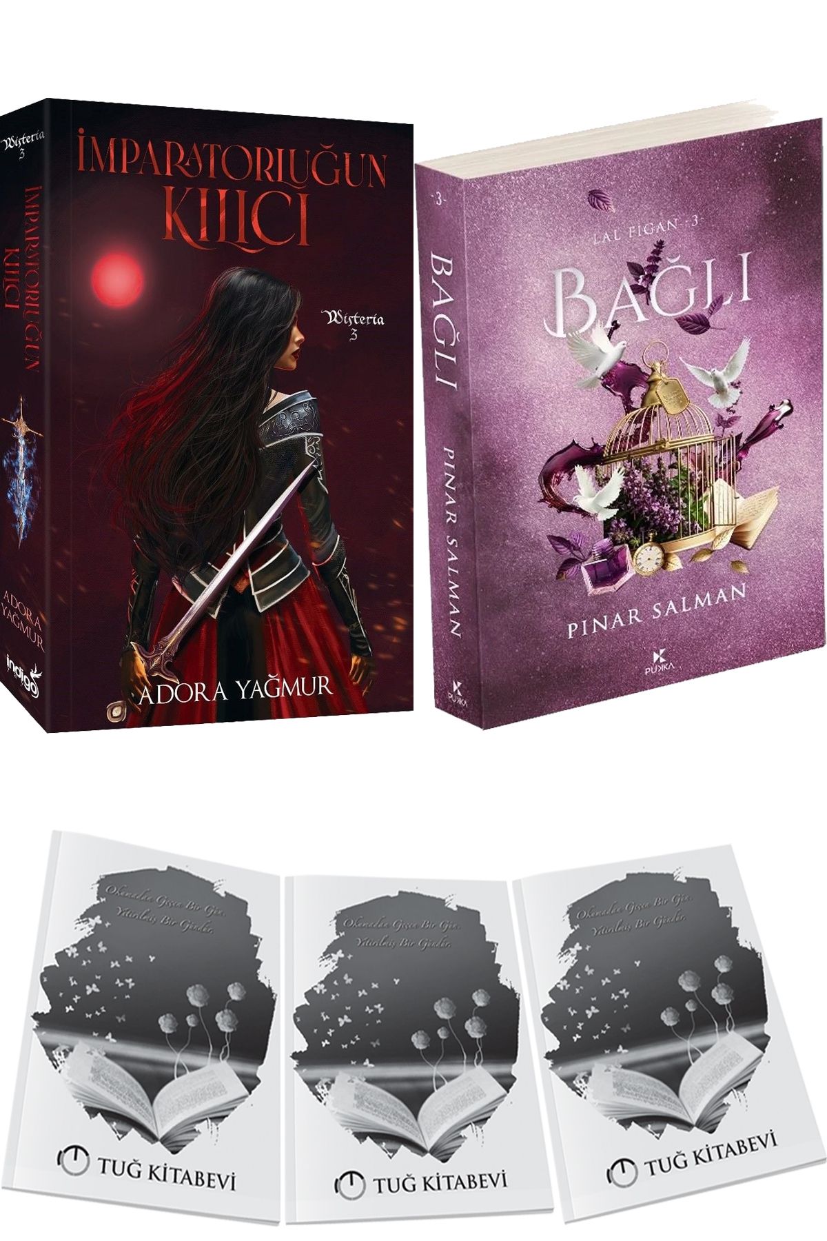 İndigo Kitap İmparatorluğun Kılıcı Adora Yağmur ve Lal Figan 3 Bağlı + Hediyeli