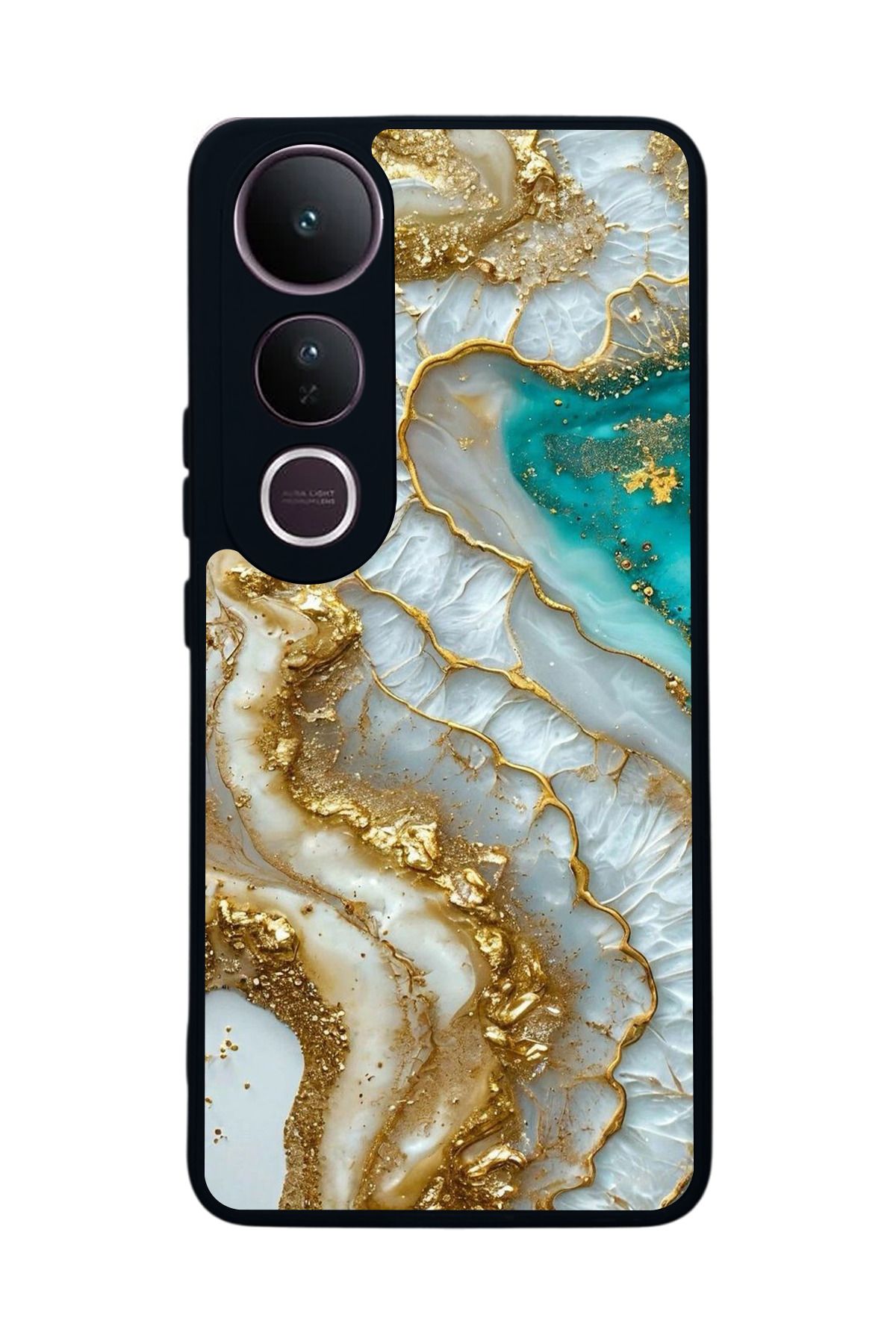 BGAKSESUAR Vivo V50 Lite Uyumlu Kılıf – Yumuşak Silikon, Koruyucu, Şok Emici Kapak