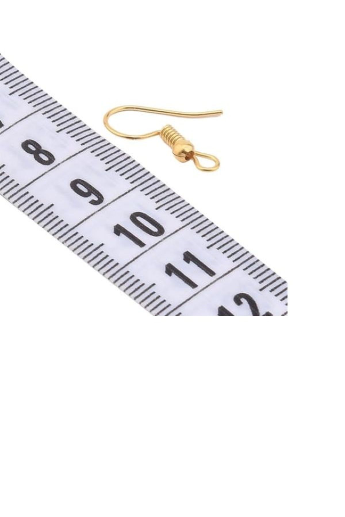 BEİLYS COSMETİCS & ACCESSORY Takı Yapımı İçin Gold Kaplama Otantik Renk Küpe Kancası 50 Adet(25 çift)