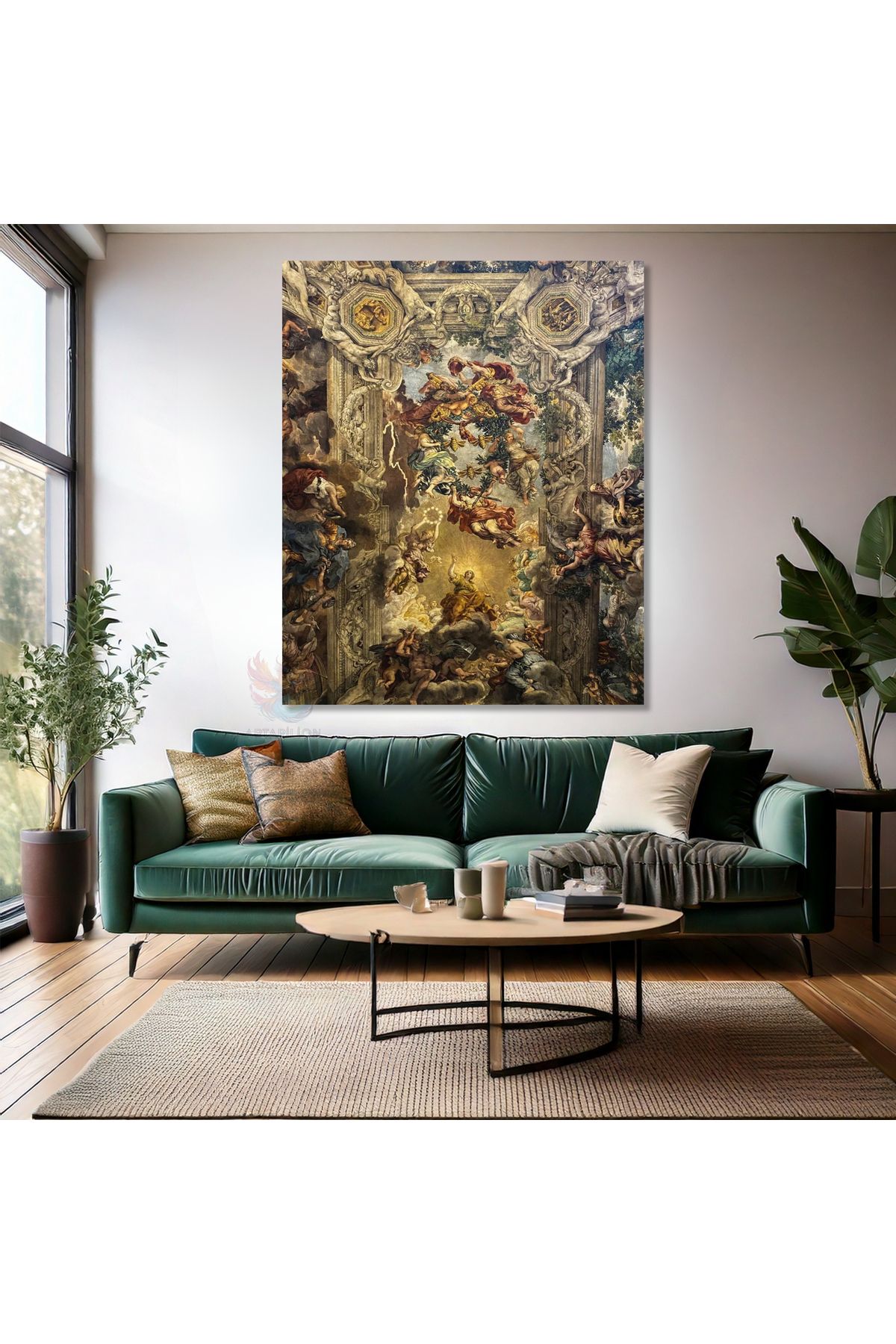 Artarilion Kanvas Tablo Rönesans Dönemi Duvar Tablosu Klasik Tablo Modeli Salon Tablosu