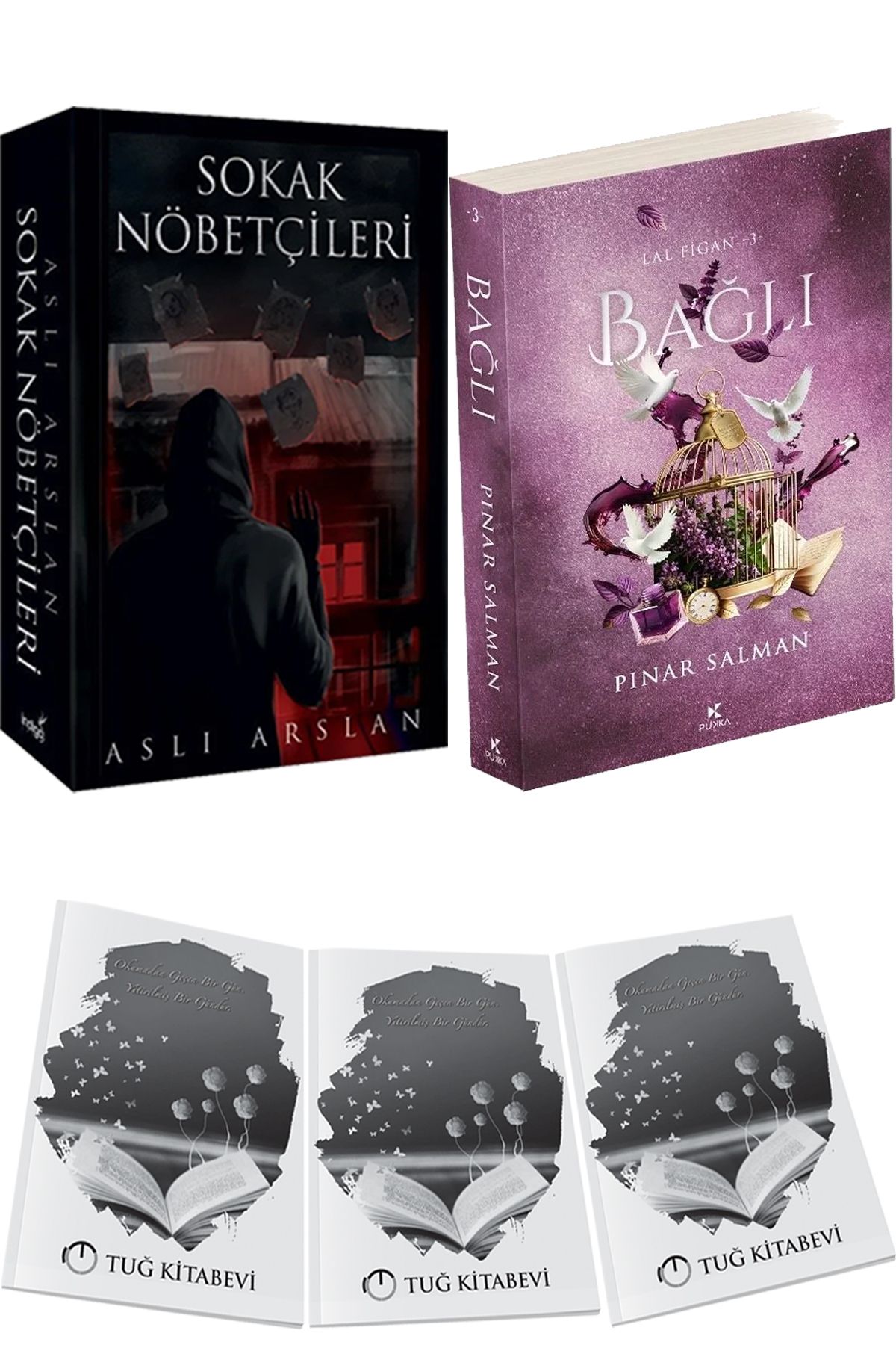 İndigo Kitap Sokak Nöbetçileri 1 Aslı Arslan ve Lal Figan 3 Bağlı + Hediyeli