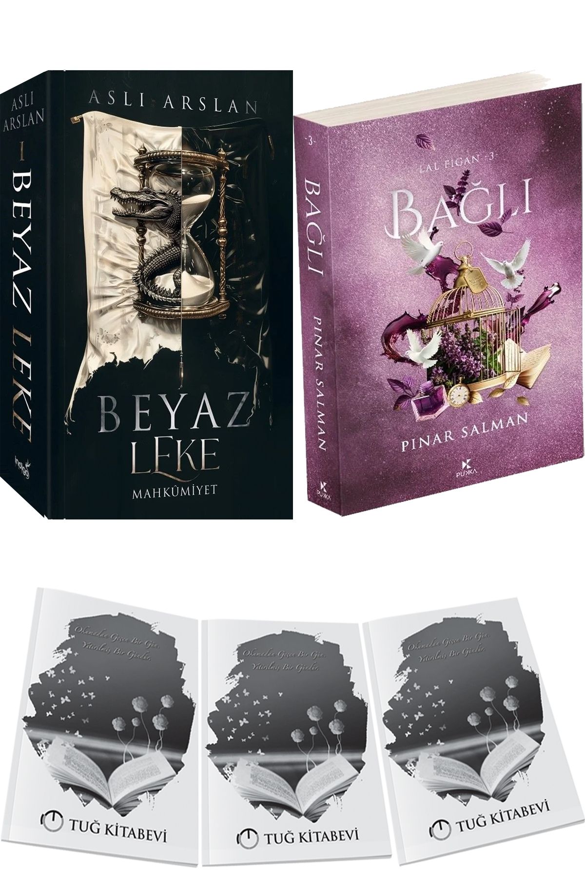 İndigo Kitap Beyaz Leke Mahkumiyet Aslı Arslan ve Lal Figan 3 Bağlı + Hediyeli