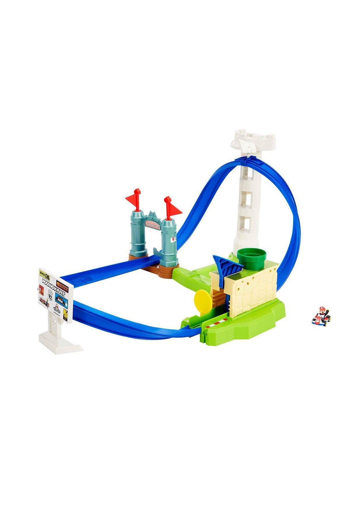 HOT WHEELS HGK59 HW Mario Kart Keskin Dönüşler Pist Seti /Hot Wheels fotoğrafı 2 (önizleme)