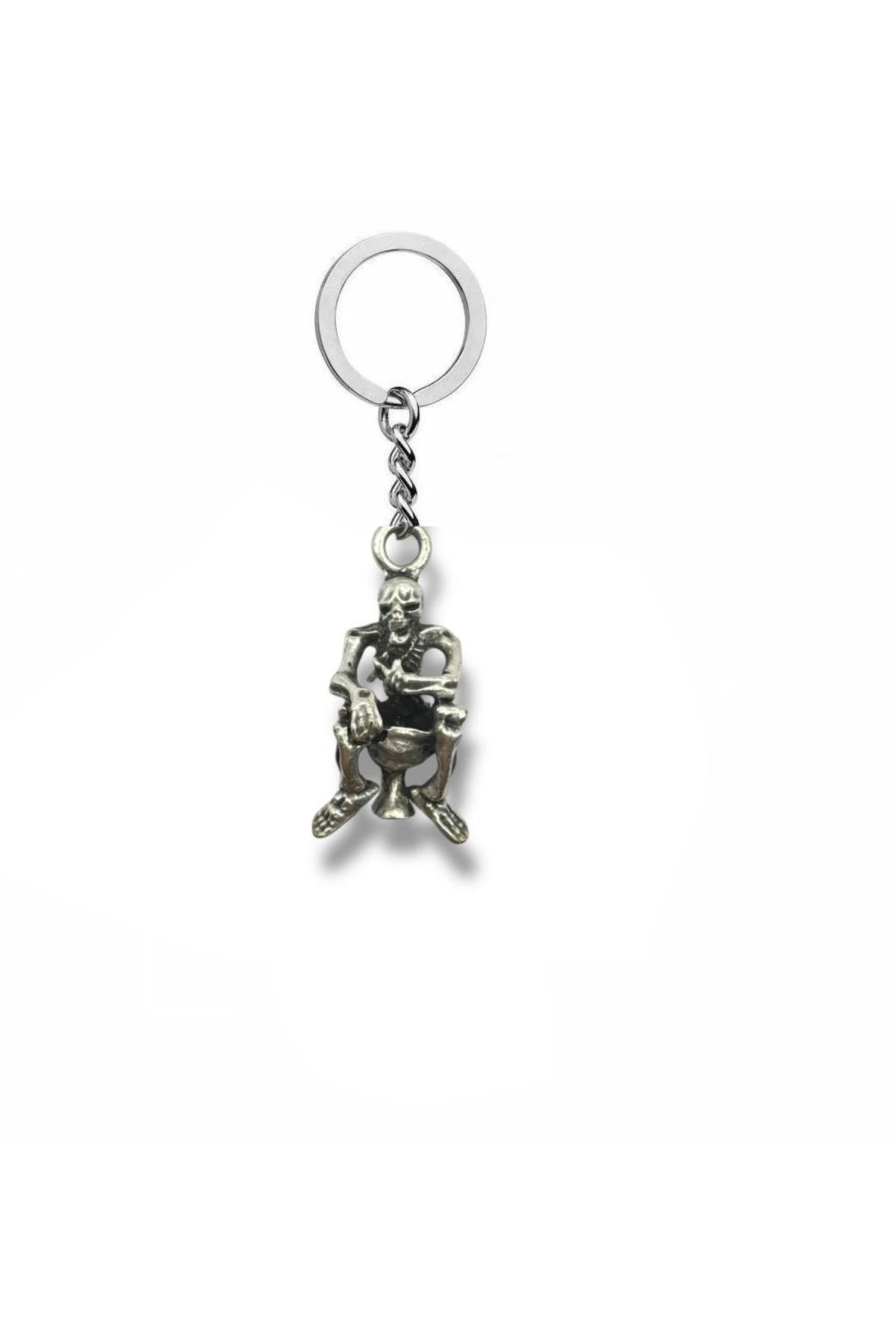 Herşey Nota Enemy's Skull Chalice Kurukafa Kadeh Figürlü Unisex Metal Anahtarlık
