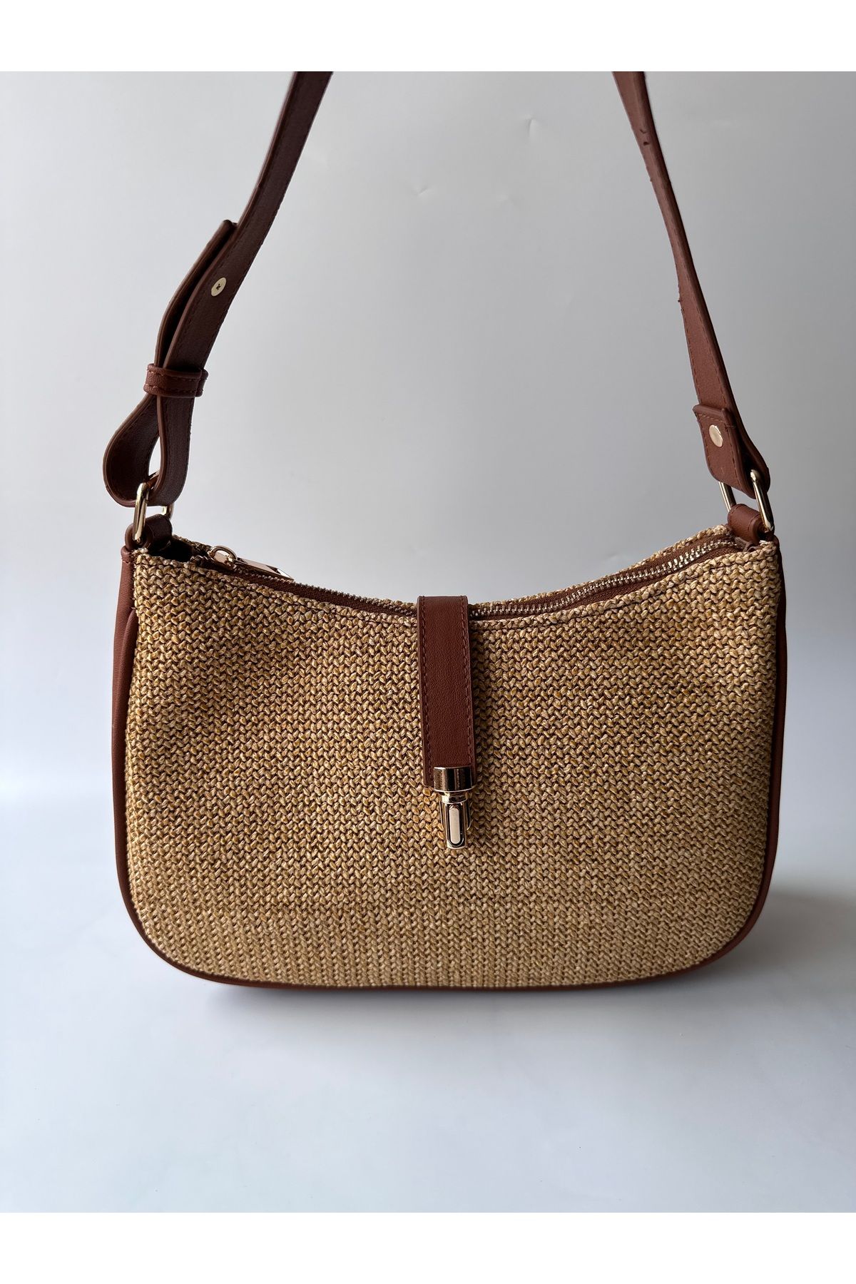 Mim Bag And More Hasır Omuz Çantası