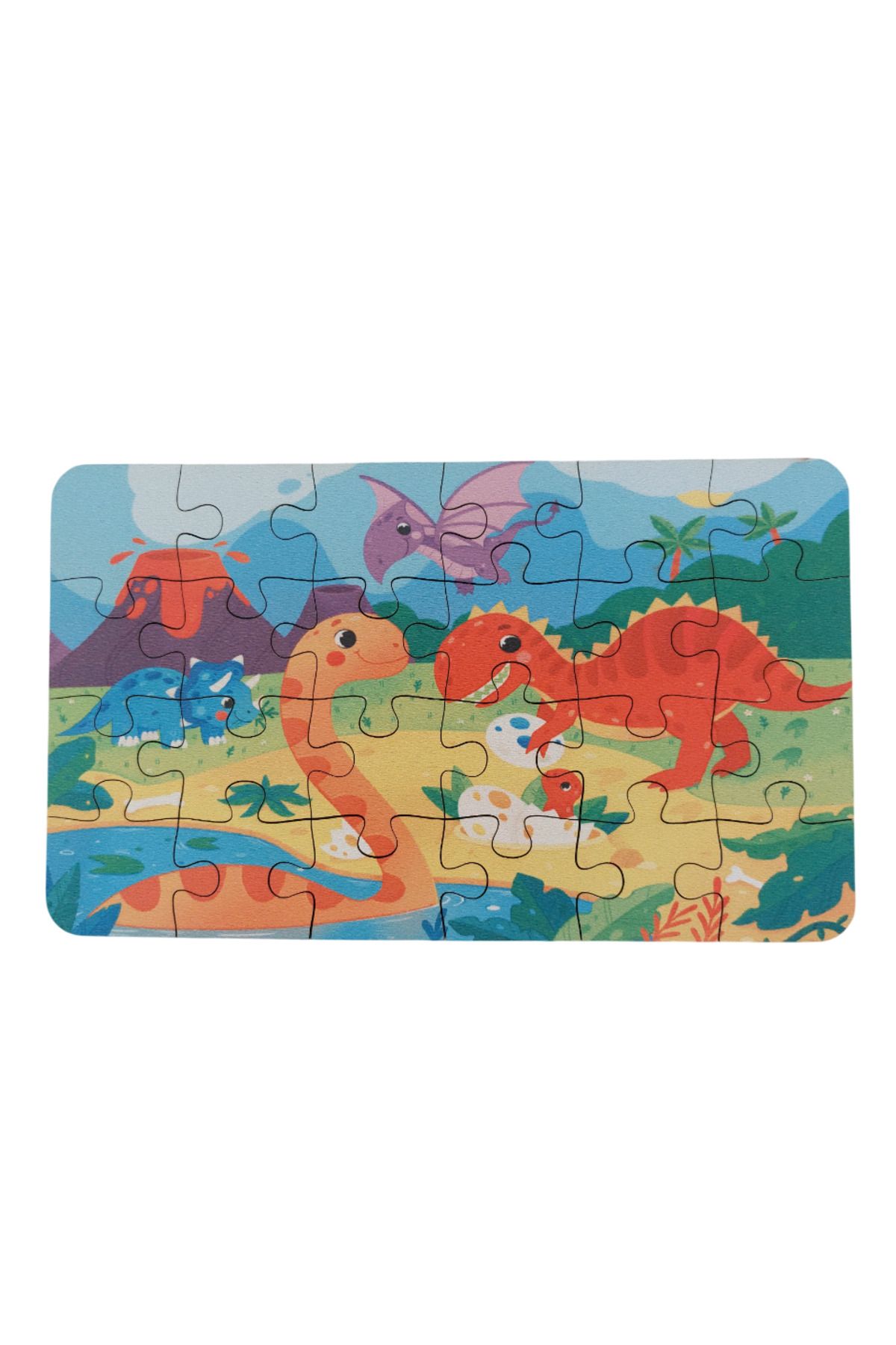Fizello Dinosaurs - Dinozorlar / Small Puzzle 3-7 Yaş 24 Parça