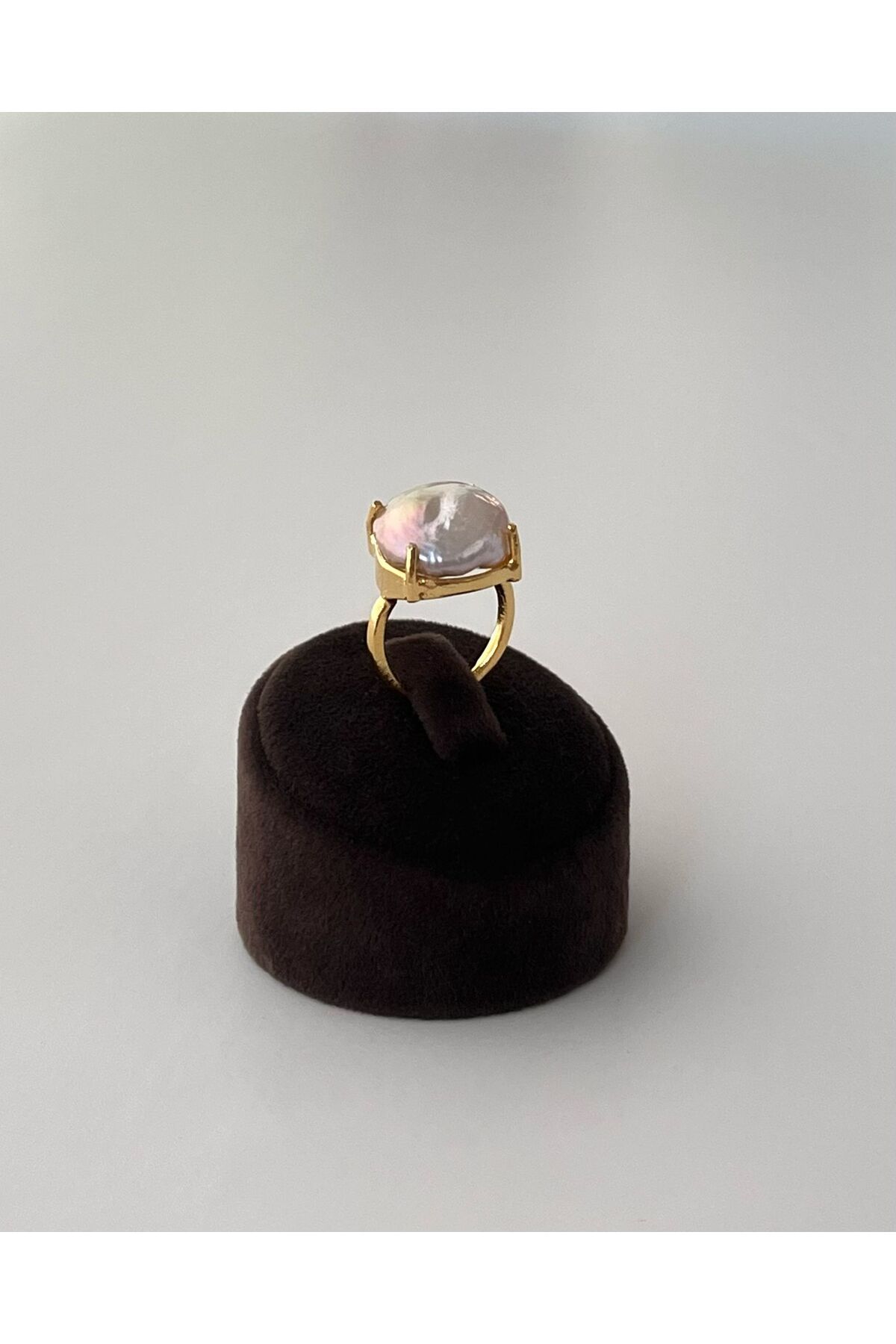 eyla collection Barok İnci Yüzük – Doğallığın ve Zarafetin Işıltısı