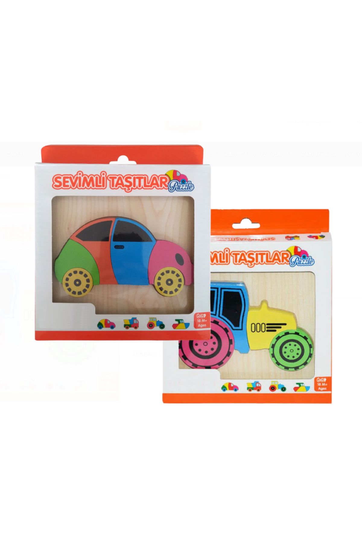 SMK Shop Sevimli Taşıtlar Yapboz
