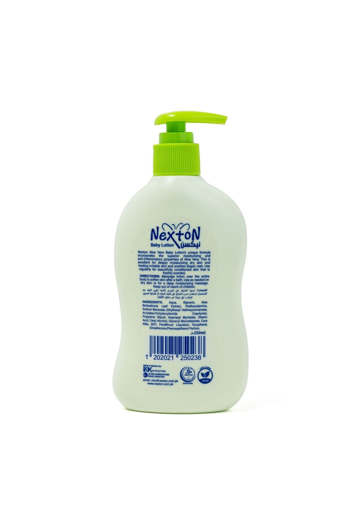 Nexton-Baby Lotion with Aloe Vera Extract 250ml 2
