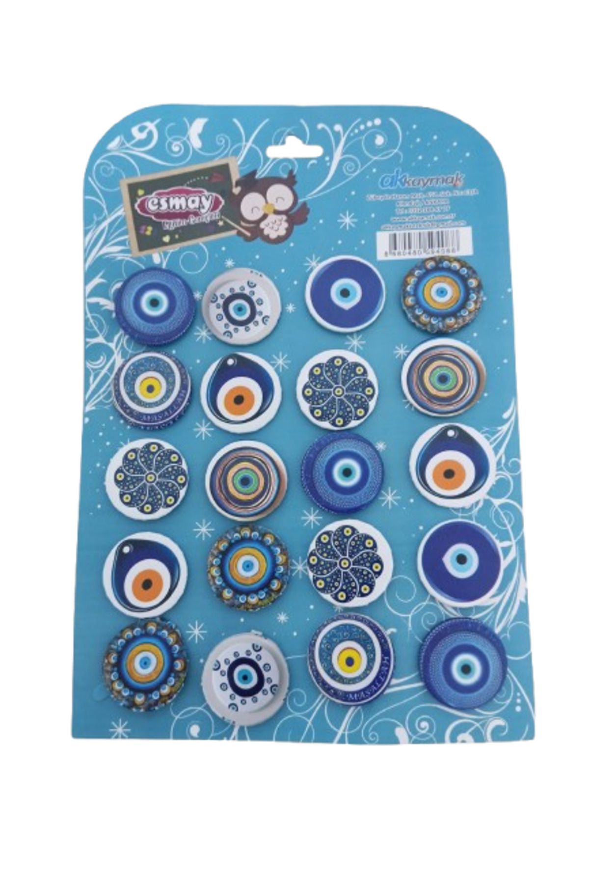 gnsstore Esmay Rozet Nazar Boncuğu Karışık R42 -20