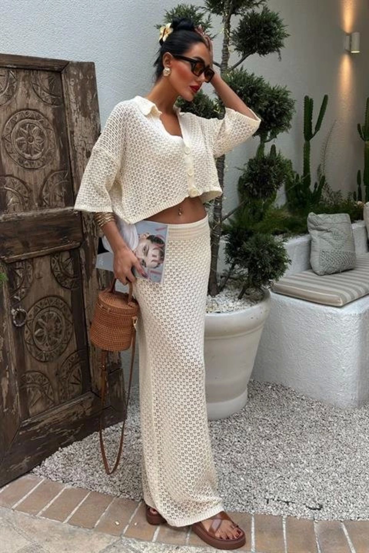Omarı Jenny Ajurlu Etek Takım 9800-0025
