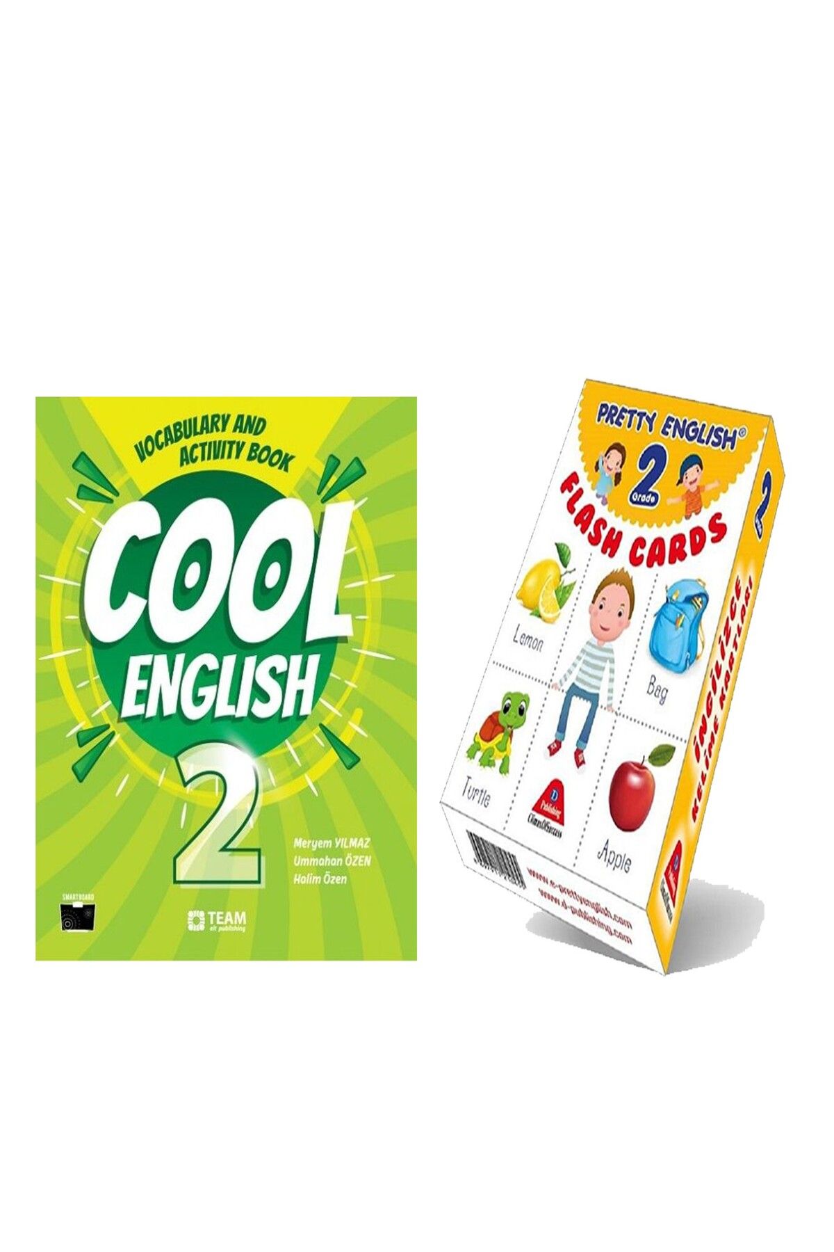 Ankara Kitap Merkezi Team Elt 2. Sınıf Cool English Vocabulary and Activity Book ve Damla İngilizce Dil Kartı Seti 2 Kita