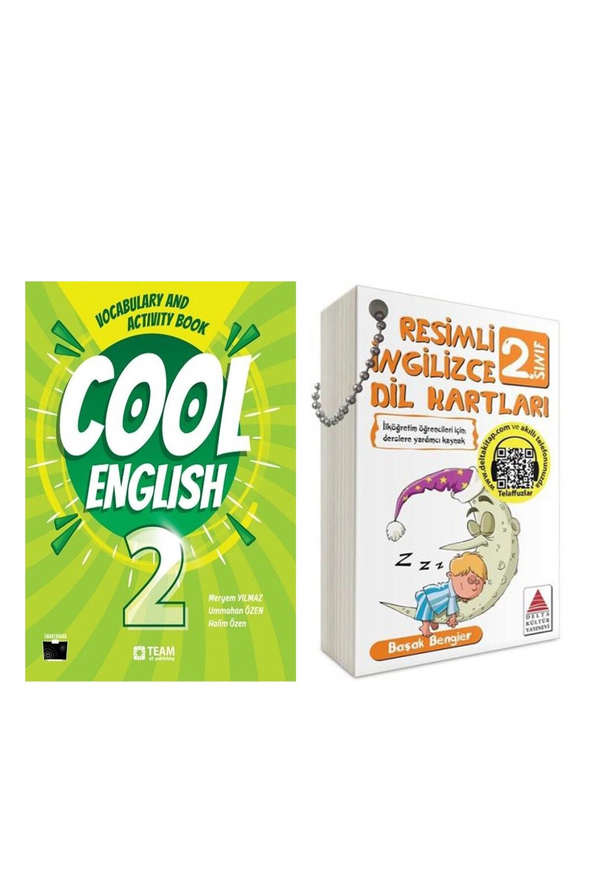 Ankara Kitap Merkezi Team Elt 2. Sınıf Cool English Vocabulary and Activity Book ve Delta Resimli İngilizce Dil Kartı Set