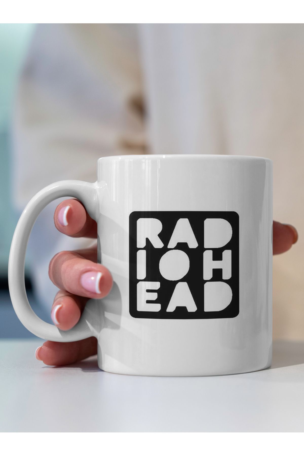 Ayabak Kupa Bardak - Radiohead Desenli Kupa Bardak - Hediyelik Kupa Bardak