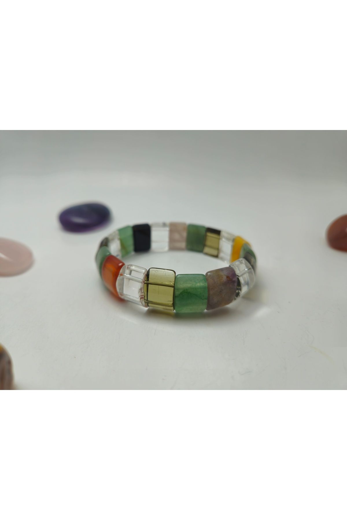 SOFT Taşları Bileklik Rolex Model Bijuteri Bileklik