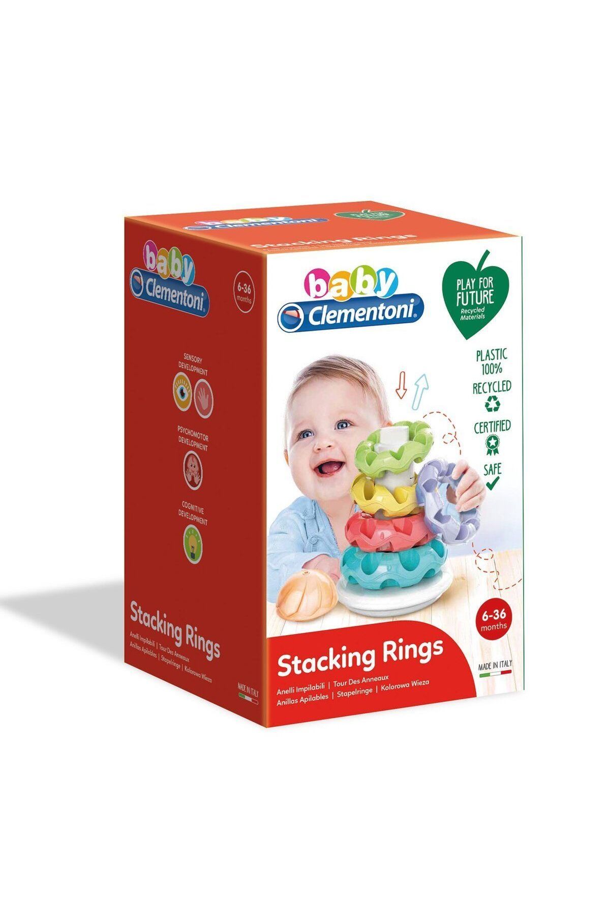 TimeStart 17103 Baby Oyuncak Renkli Halkalar / 6-36 ay