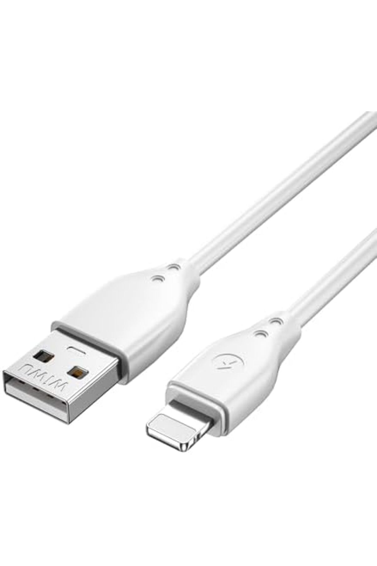 WIWU-Wi-C001 Pioneer USB To Lightning Fast Charging Cable 2.4A, Data Sync, Super Durable, 1M - White 4