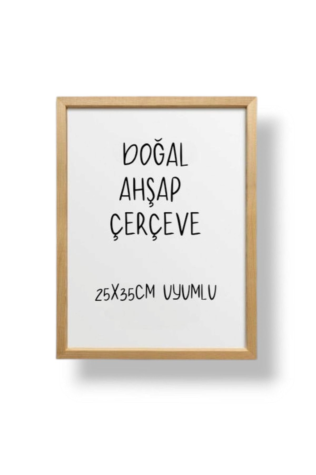 molisdesignco Doğal Ahşap Poster Çerçevesi