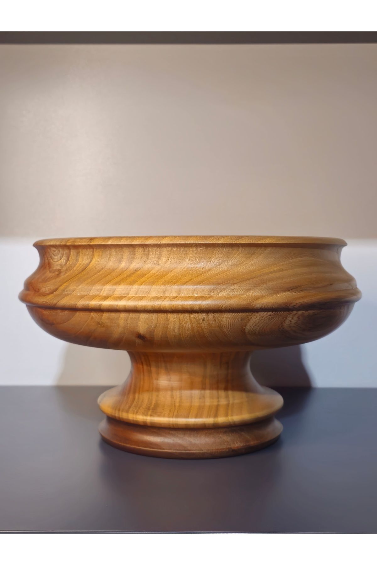 woodenvibe Doğal El Yapımı Ceviz Kase
