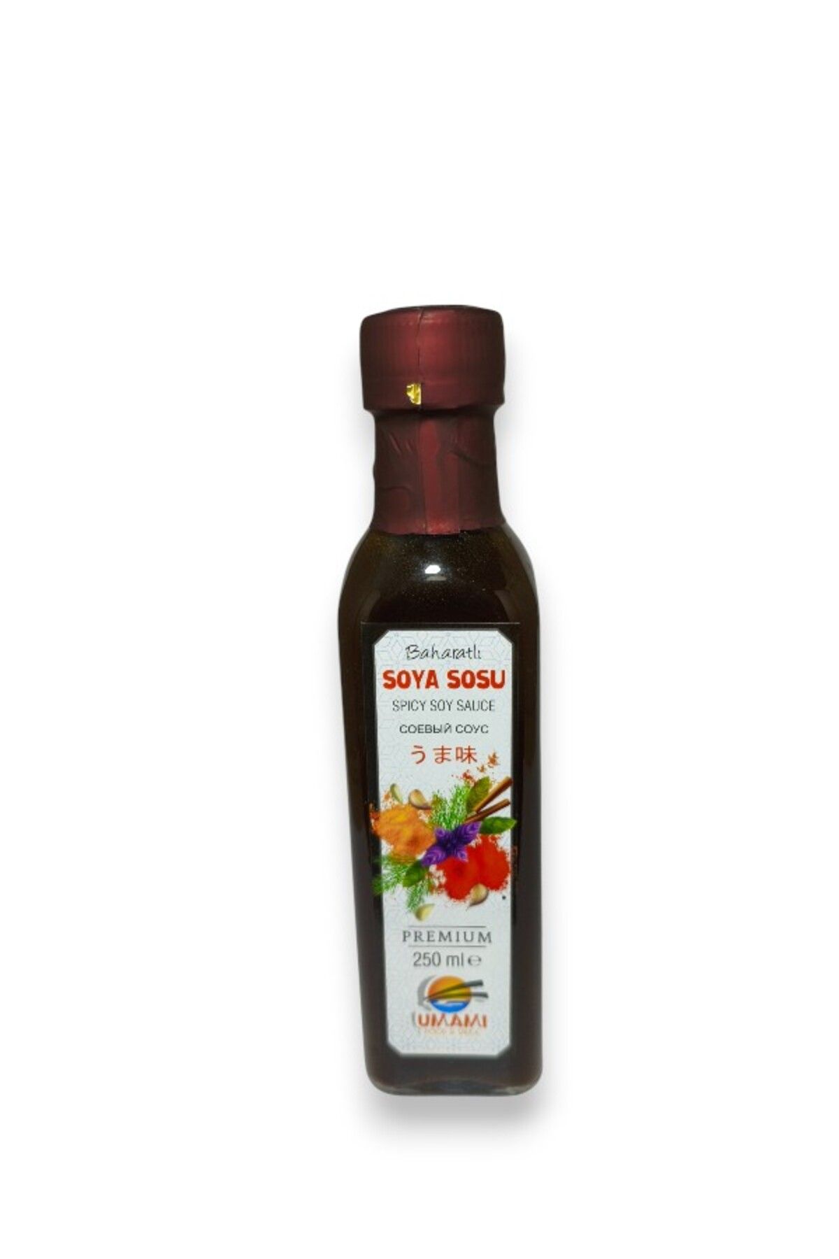 UMAMIFOOD Gurme Baharatlı Soya Sosu 250 ml Yeni Ürün