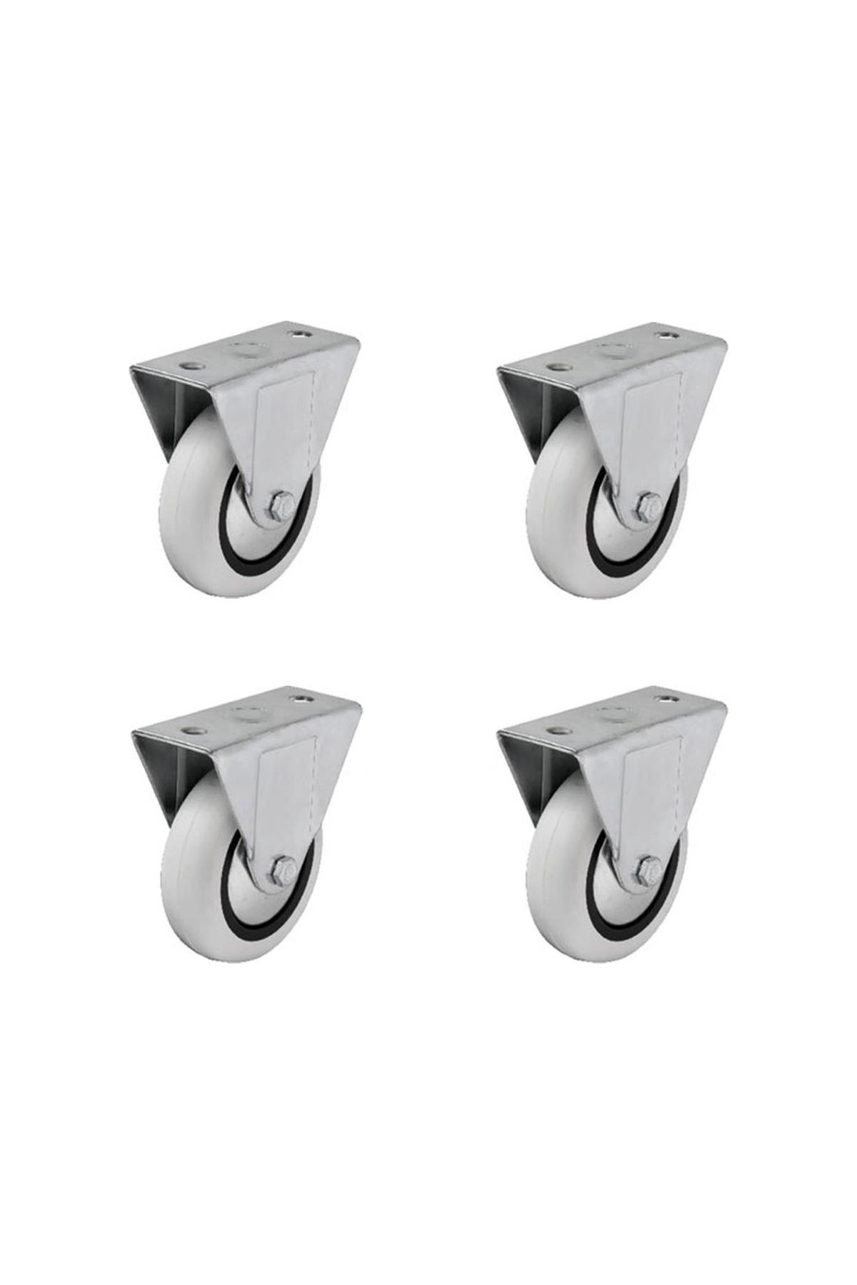 Hts 355- Sabit Tablalı Mobilya Tekeri Tekerlek Çap : 74 Mm 4 Ad.