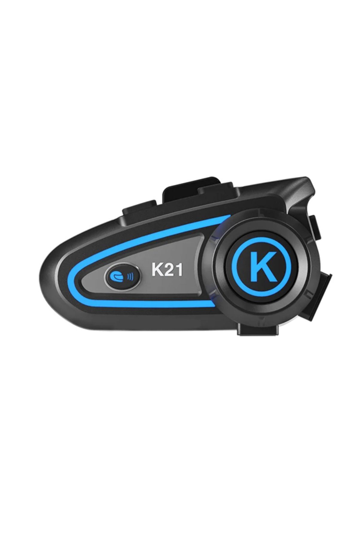 leeways K21 Motosiklet Kask Interkom RGB ışıklı