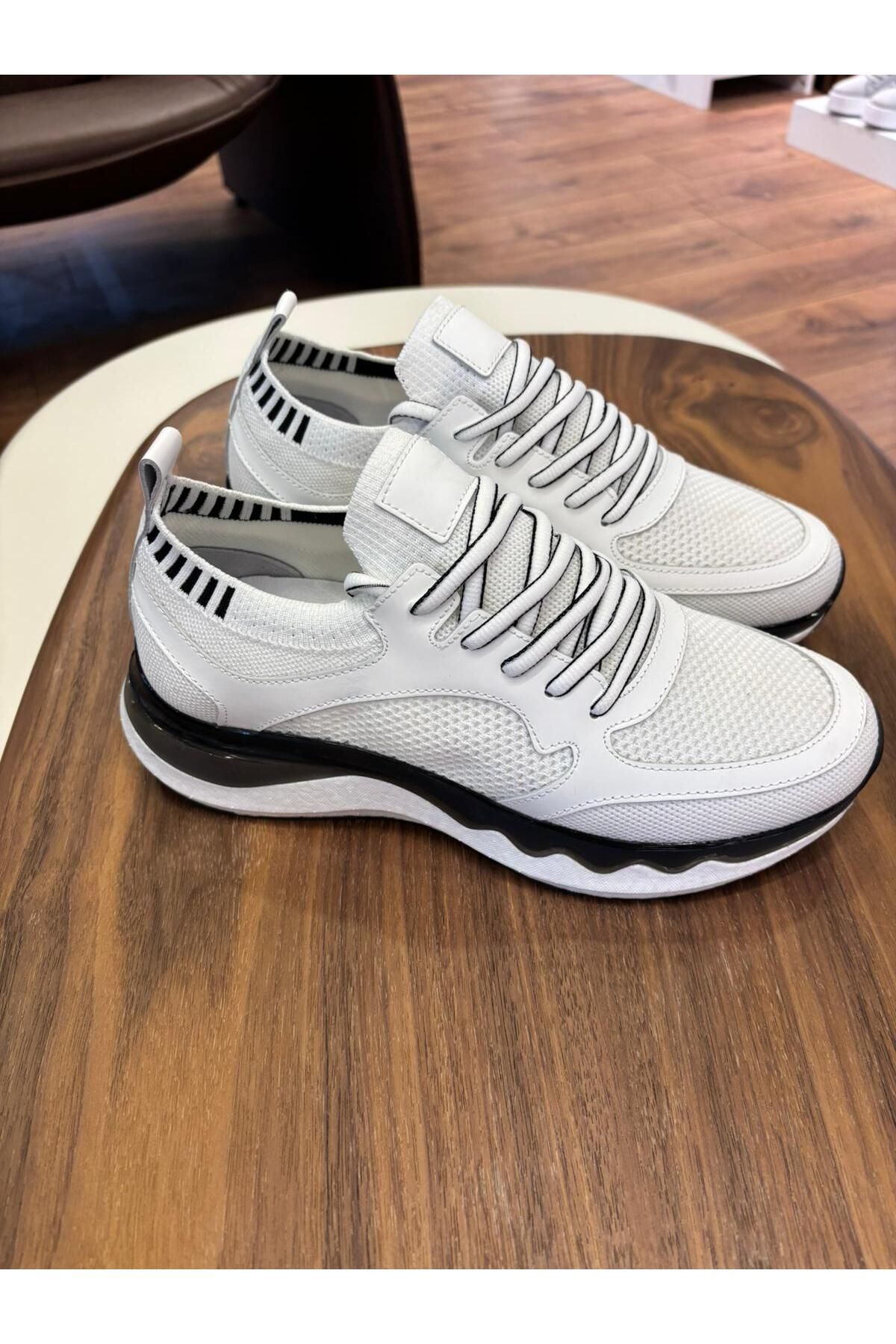 Paulo TOKYO TRİKO BEYAZ ERKEK SNEAKER