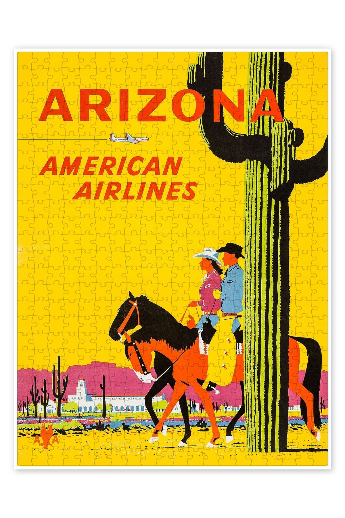 Jeronkarji Arizona 500 Parça Puzzle Yapboz Kedi Köpek Temalı Doğa ve Orman Hayvanları
