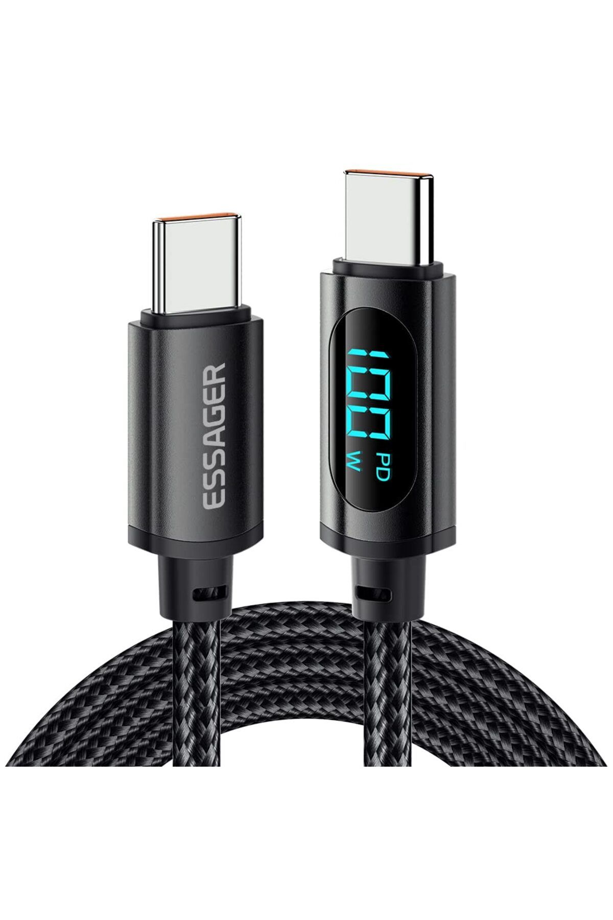 essager-Cablu de date cu încărcare rapidă PD 100W USB tip C - USB tip C, 1m 4