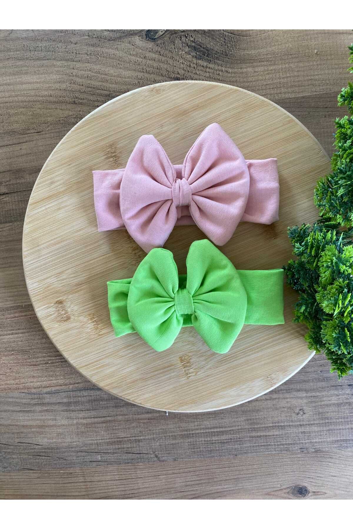 KAYRASTORETESETTÜR Bebeğin İçin En Konforlu Bandana Seti, 0-3 Yaş Yazlık Penye Fiyonk Bebek Bandana