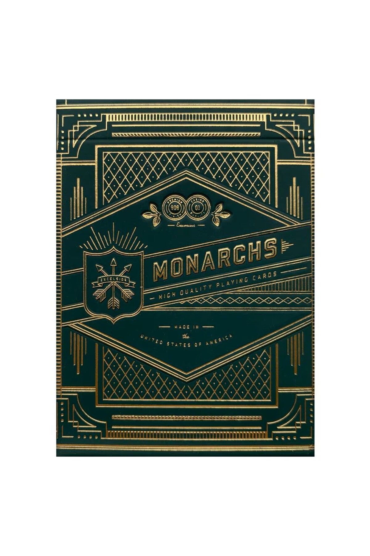 Theory11 Monarchs Green Edition Oyun İskambil Kartı - Yeşil