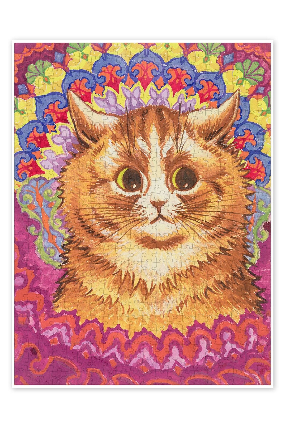Jeronkarji Psikopat Bir Kedi 500 Parça Puzzle Yapboz Kedi Köpek Temalı Doğa ve Orman Hayvanları