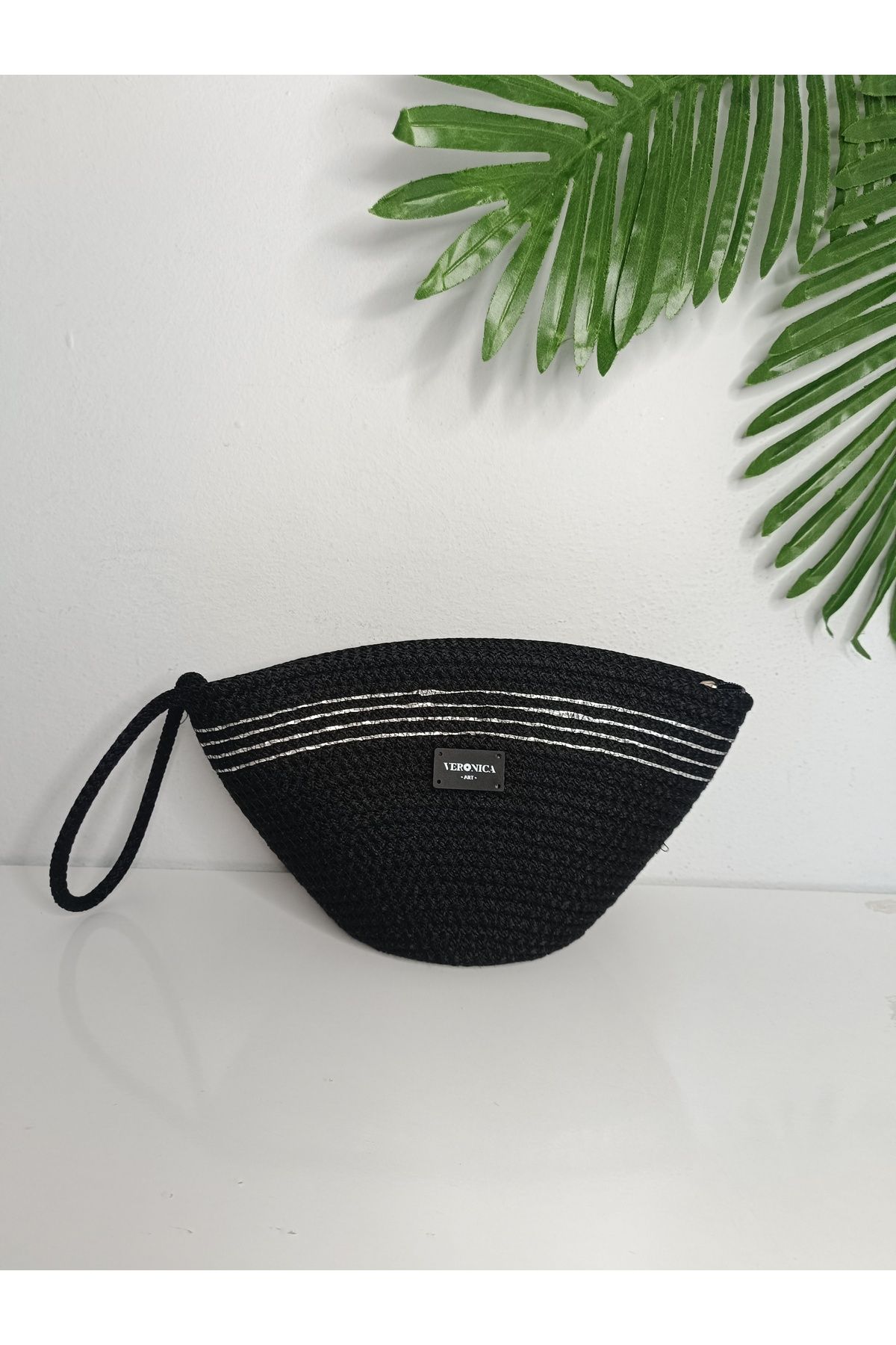 VeronicA Clutch el çantası , polyester Tress çanta