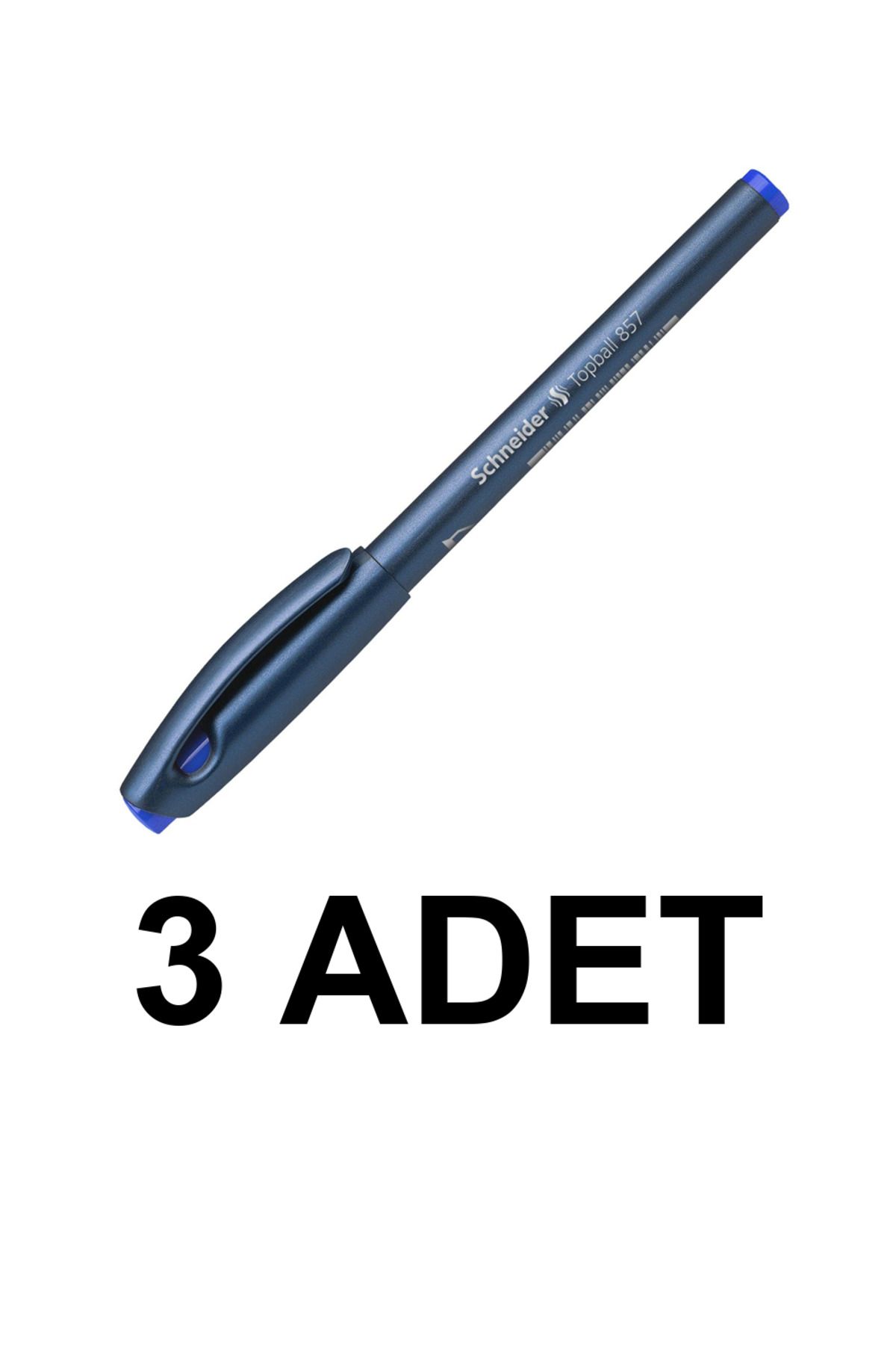 Schneiders 3 ADET ROLLER KALEM TOPBALL 857 0.6 MAVİ SCR096