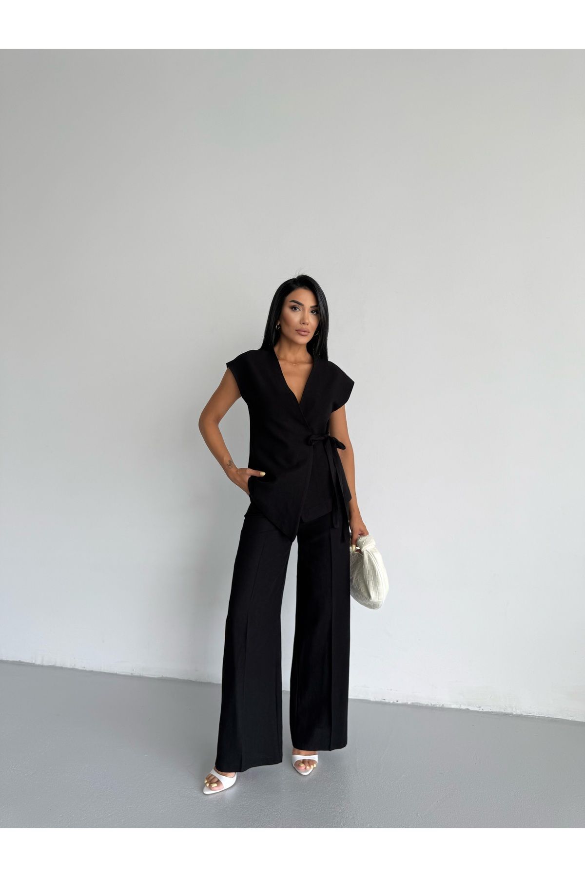 CLB COLLECTION Keten Yelekli Takım