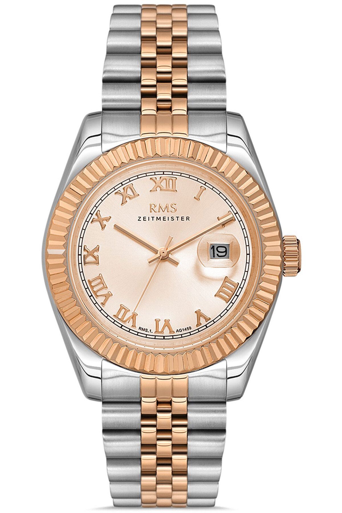RMS ERKEK KOL SAATİ RMS.1.AG1459.11 GÜMÜŞ-ROSE