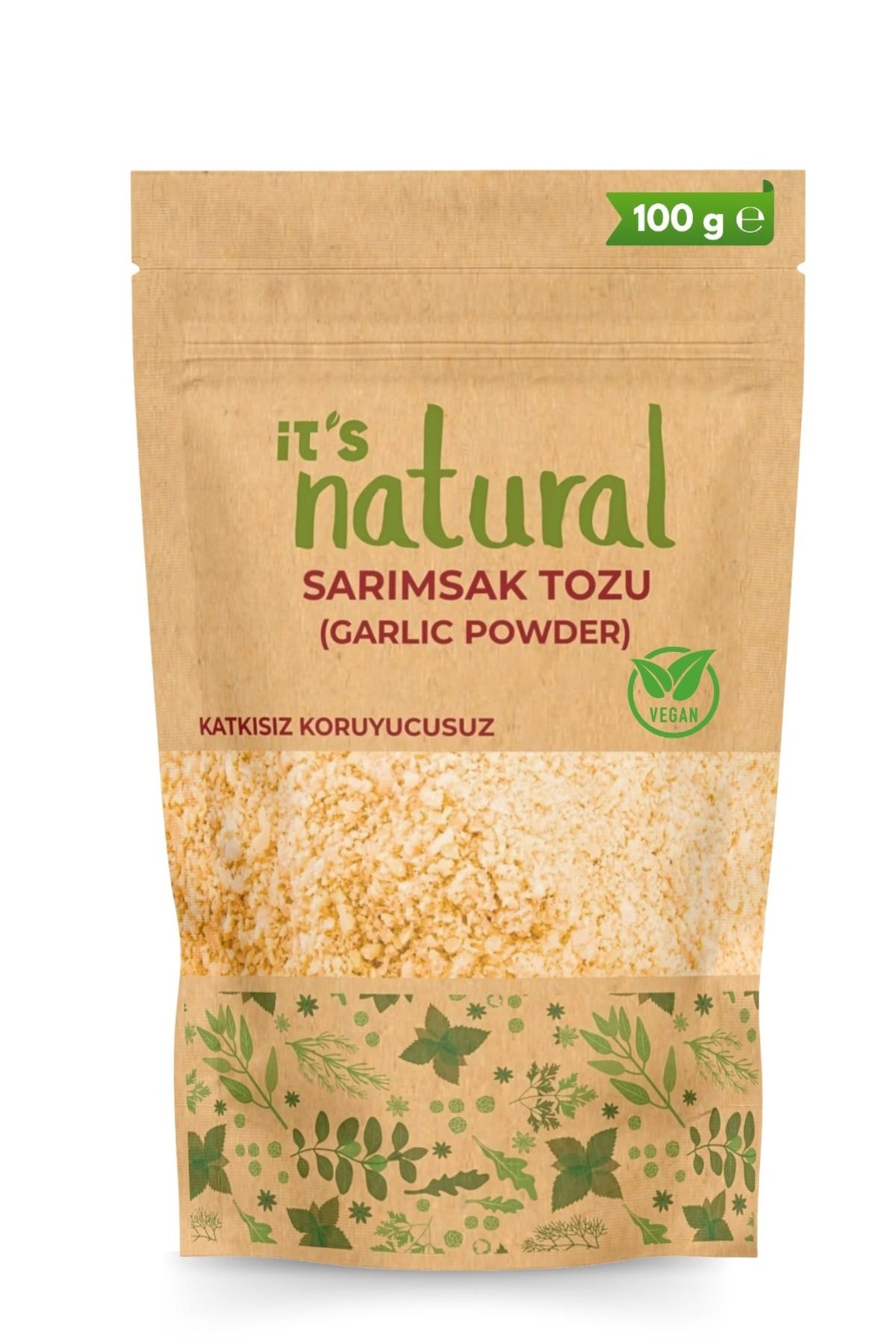 it's Natural Sarımsak Tozu Taş Köprü Yerli 100 G