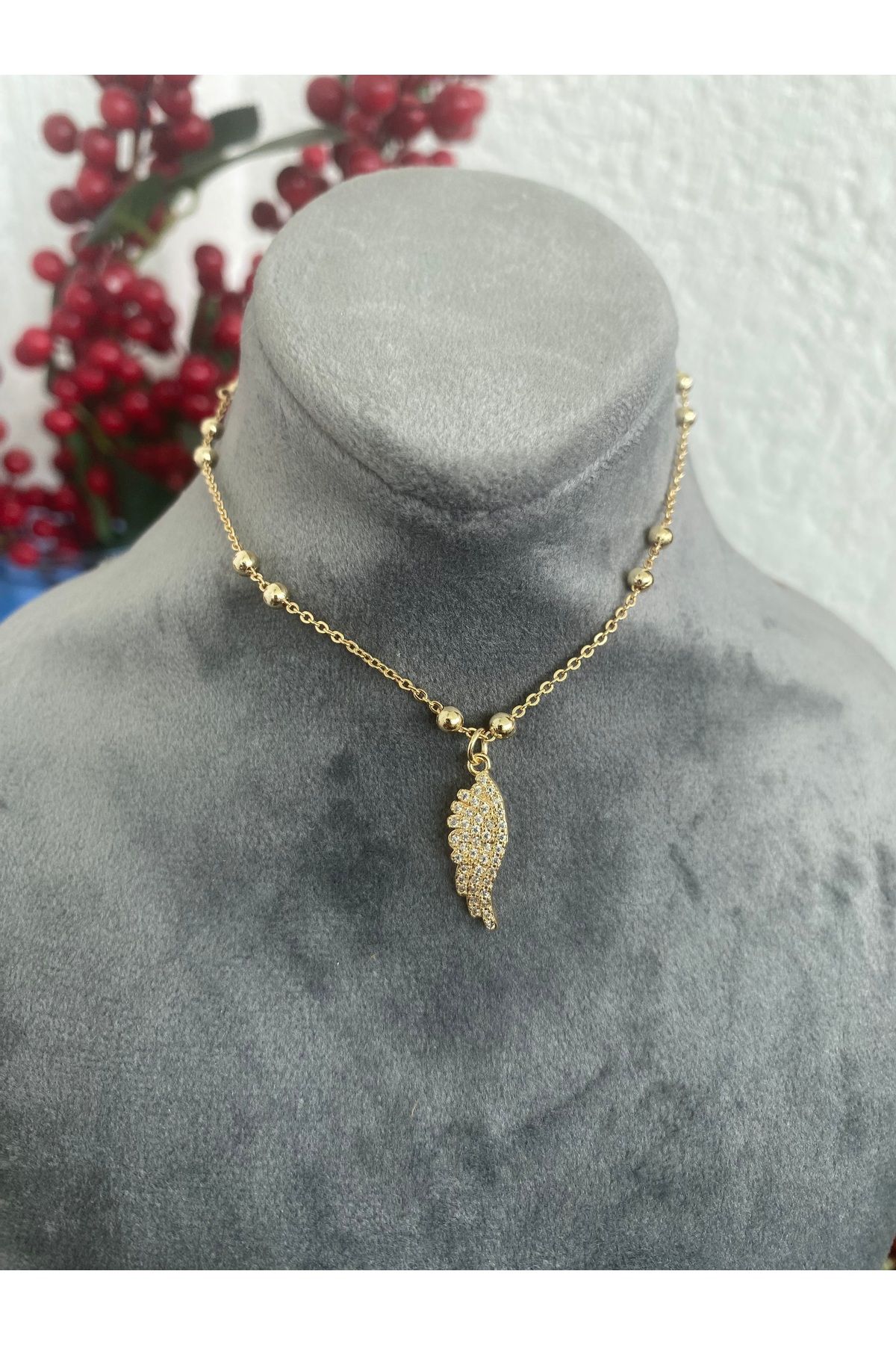 DESİGN Sisters Accessories Melek Kanadı Figürlü Halhal