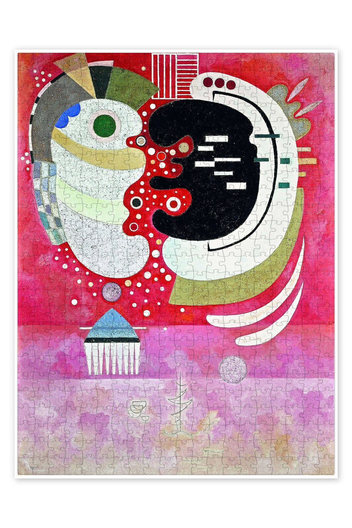 Jeronkarji Giriş 500 Parça Puzzle Yapboz Bohem Soyut Sanat Temalı