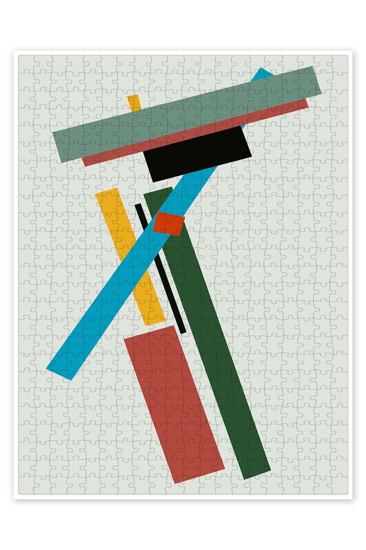 Jeronkarji Suprematizm IX 500 Parça Puzzle Yapboz Bohem Soyut Sanat Temalı