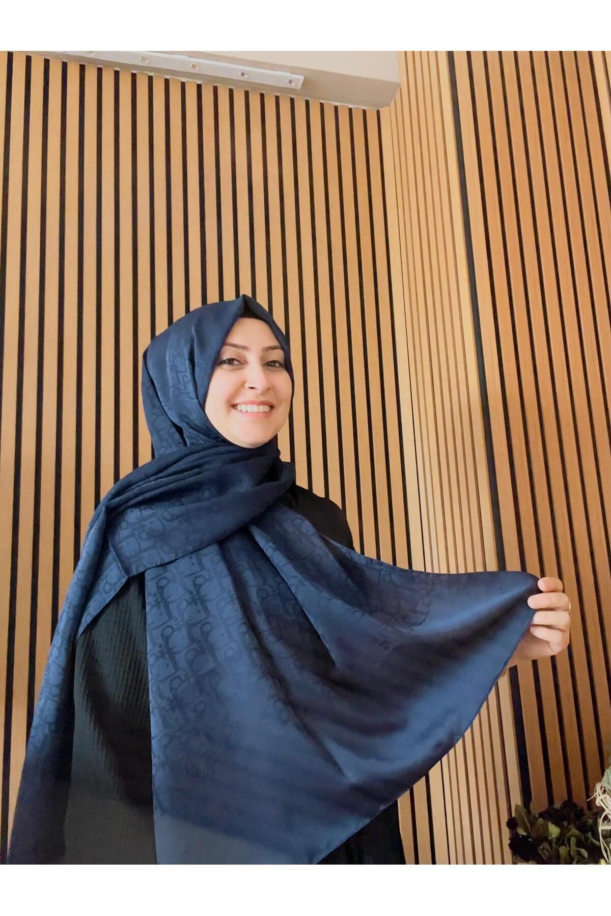 cananScarf İpeksi pamuklu Jakar Şal